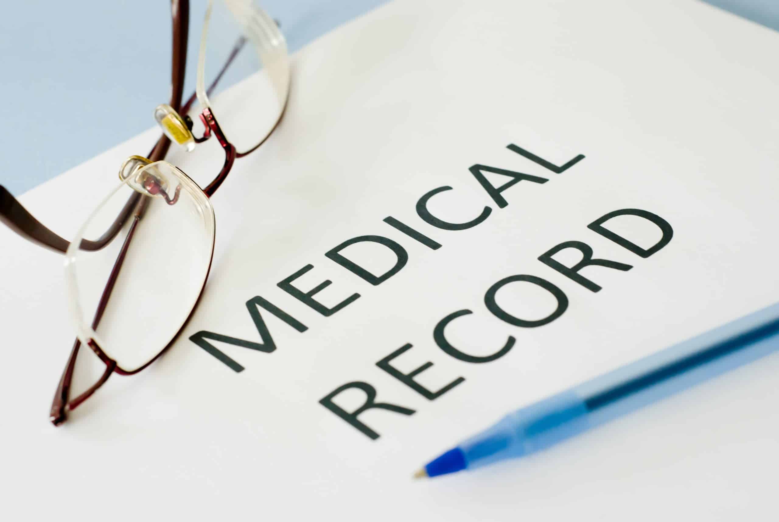 Medical Record checklist