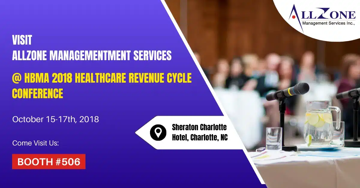 Allzone Management Services to Sponsor & Exhibit at HBMA 2018 Healthcare Revenue Cycle Conference.