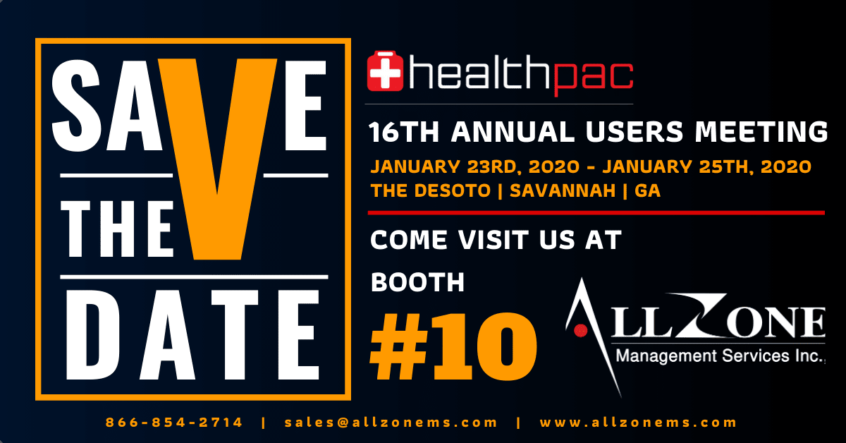 A Bronze Sponsor at the 2020 Healthpac Users Meeting in Savannah, GA.