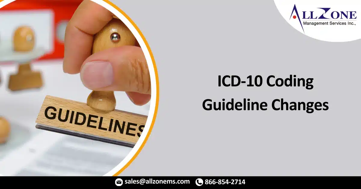 ICD-10 Coding Guideline Changes