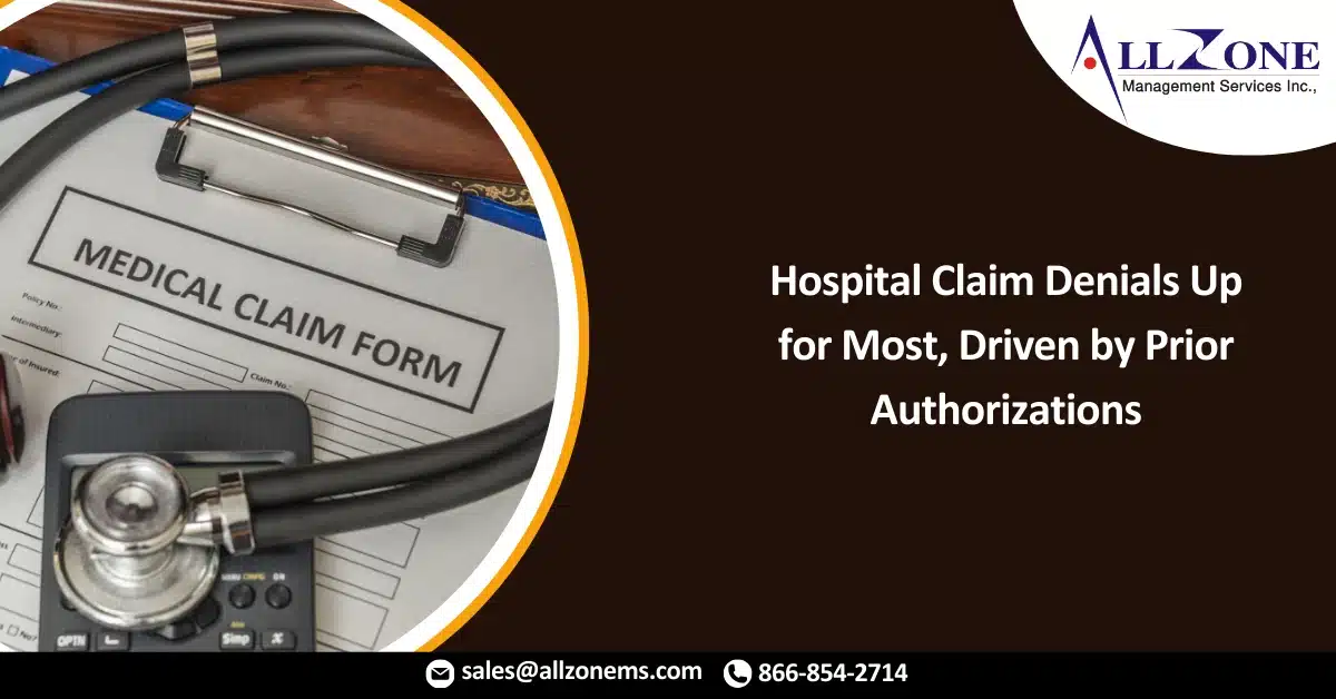 Hospital Claim Denials Up for Most, Driven by Prior Authorizations
