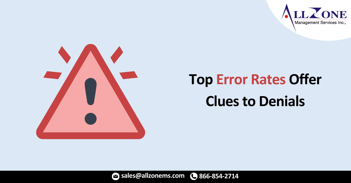 Top Error Rates Offer Clues to Denials