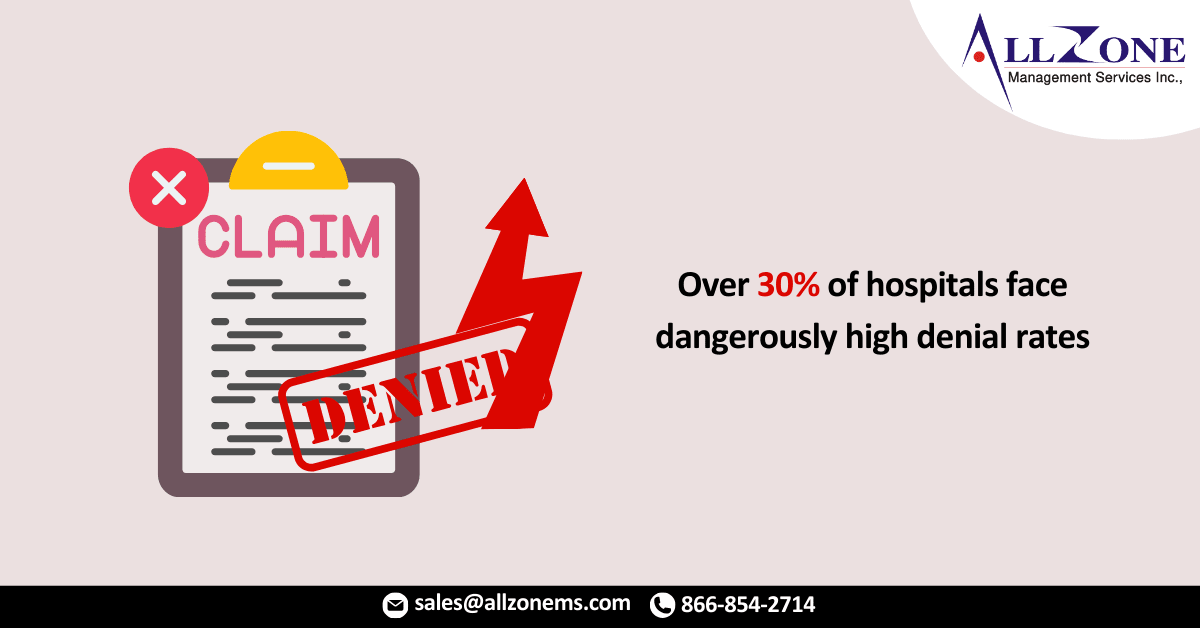 More than 30% of hospitals are near the ‘danger zone’ of denial rates
