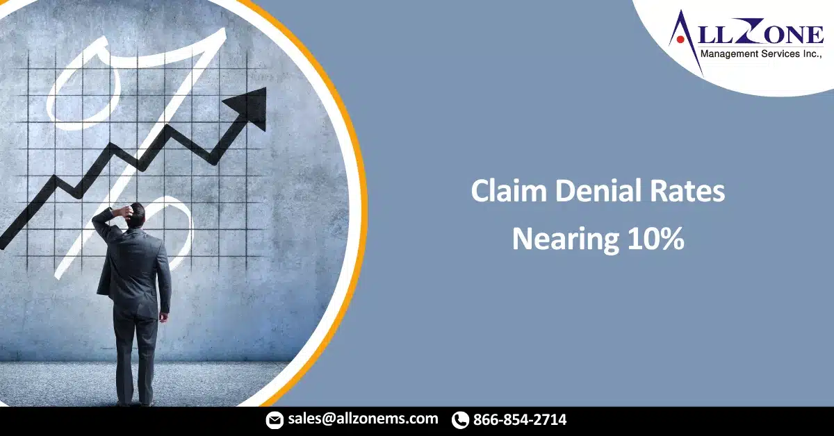 Over Third of Hospital Execs Report Claim Denial Rates Nearing 10%