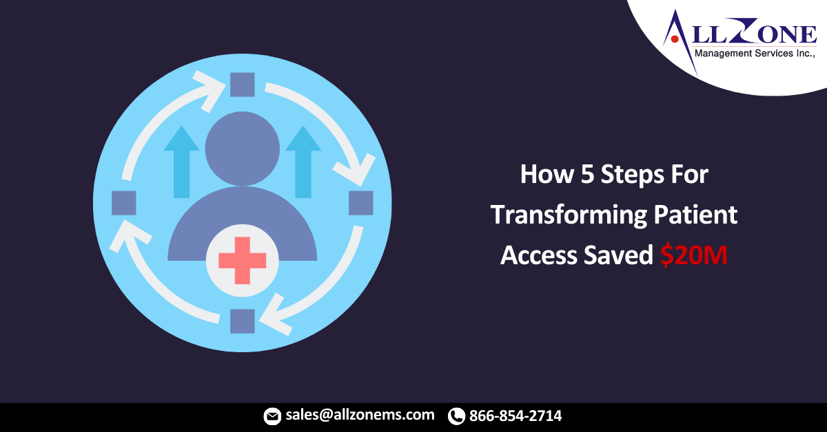 How 5 Steps For Transforming Patient Access Saved $20M