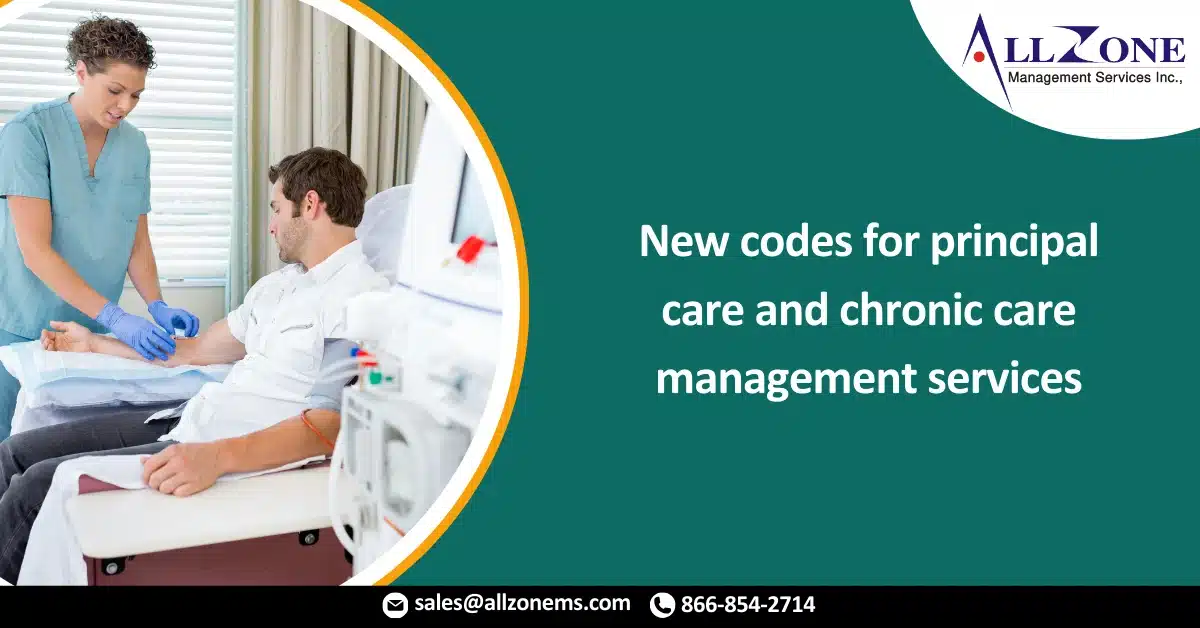 New codes in 2022 for principal care and chronic care management services