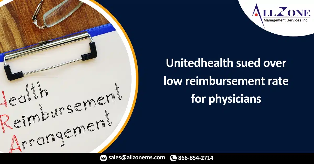 Unitedhealth sued over low reimbursement rate for physicians