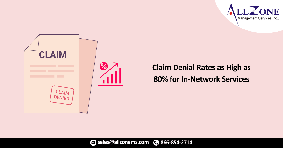 Claim Denial Rates as High as 80% for In-Network Services