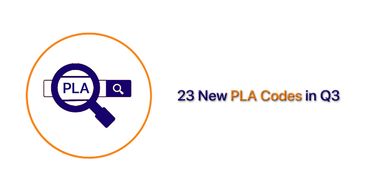 New-PLA-Codes-in-Q3-of-CY-2022