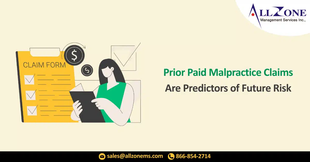 Prior paid malpractice claims