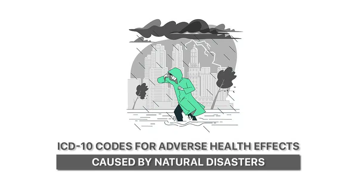 ICD-10 For Natural Disaster