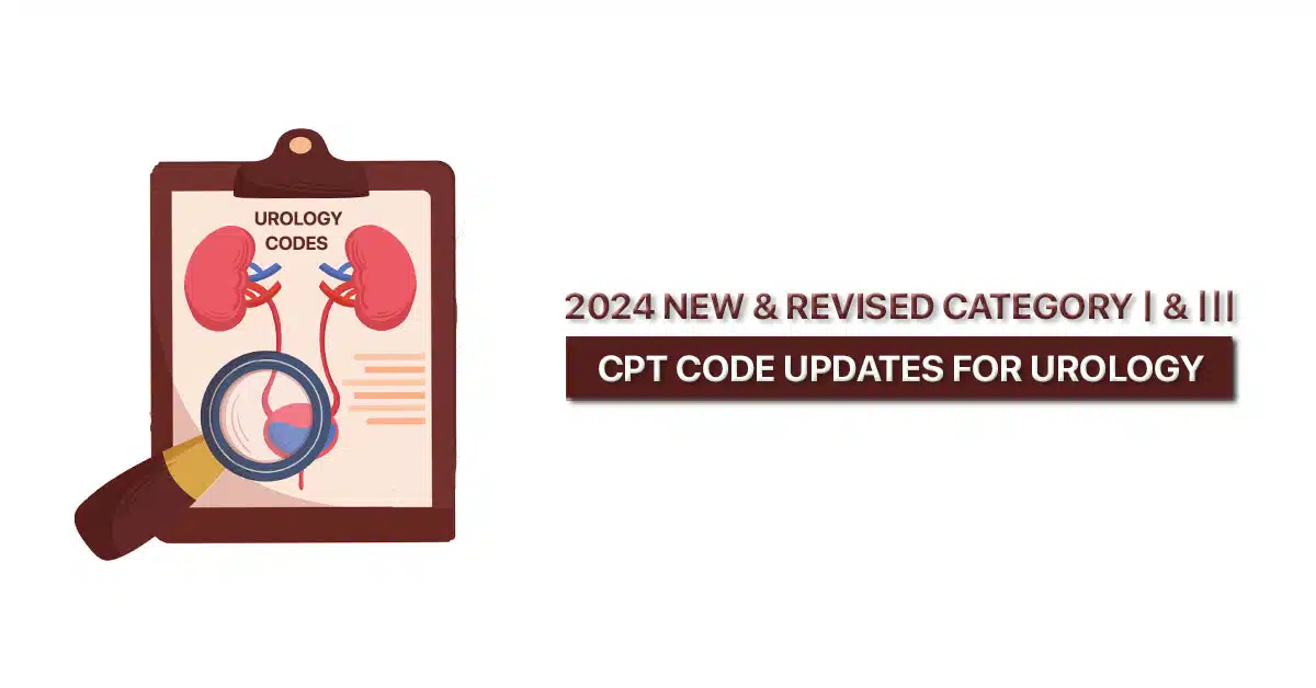 2024 CPT code updates for urology