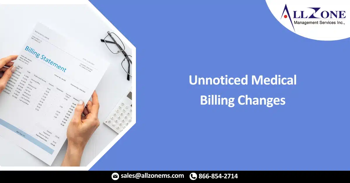 Unnoticed Medical Billing Changes in 2023