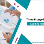 Auditing facility services using a three-pronged approach
