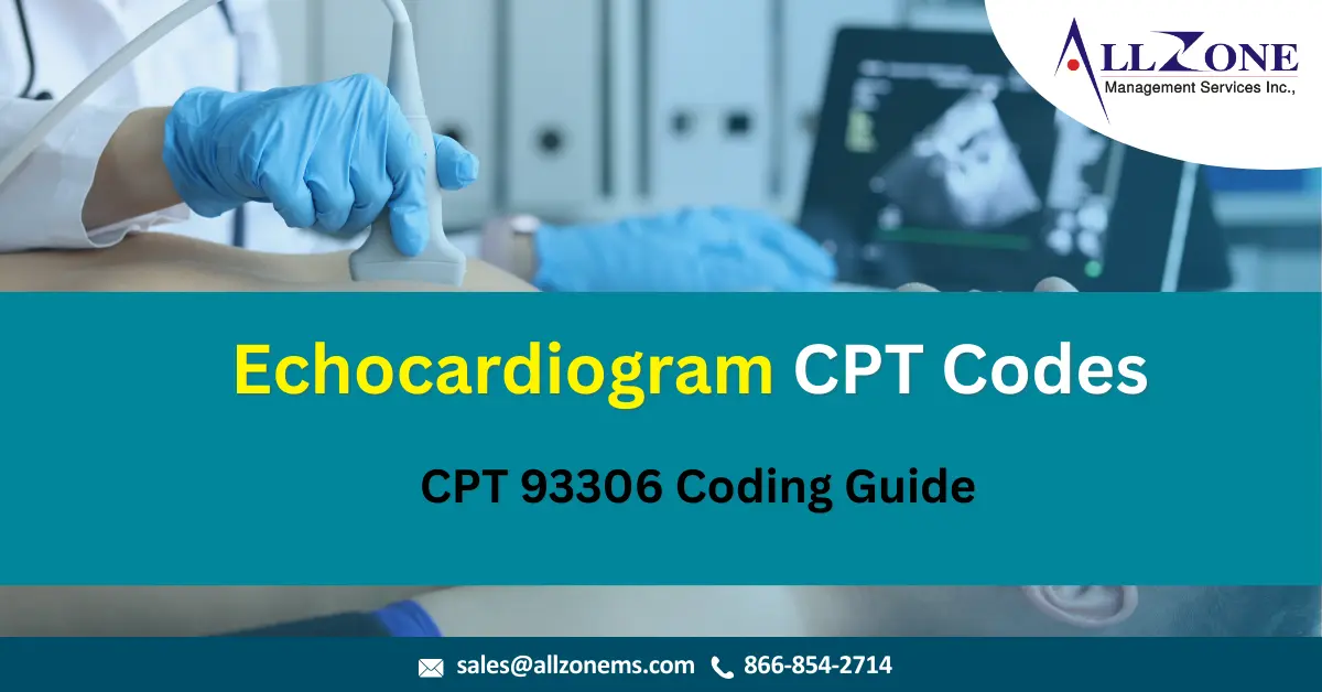 Echocardiogram CPT codes 93306