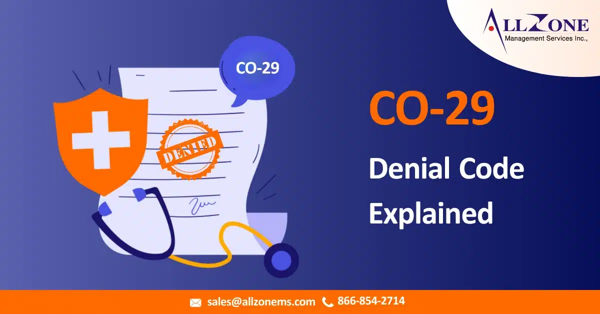 CO-29 denial code