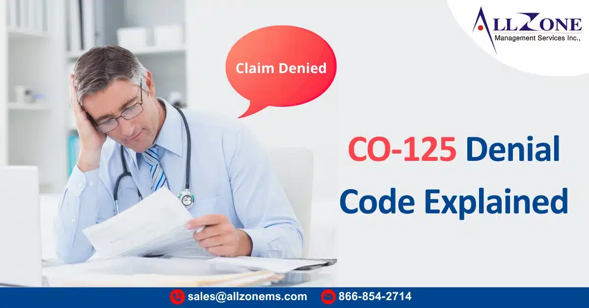 CO-125 Denial Code