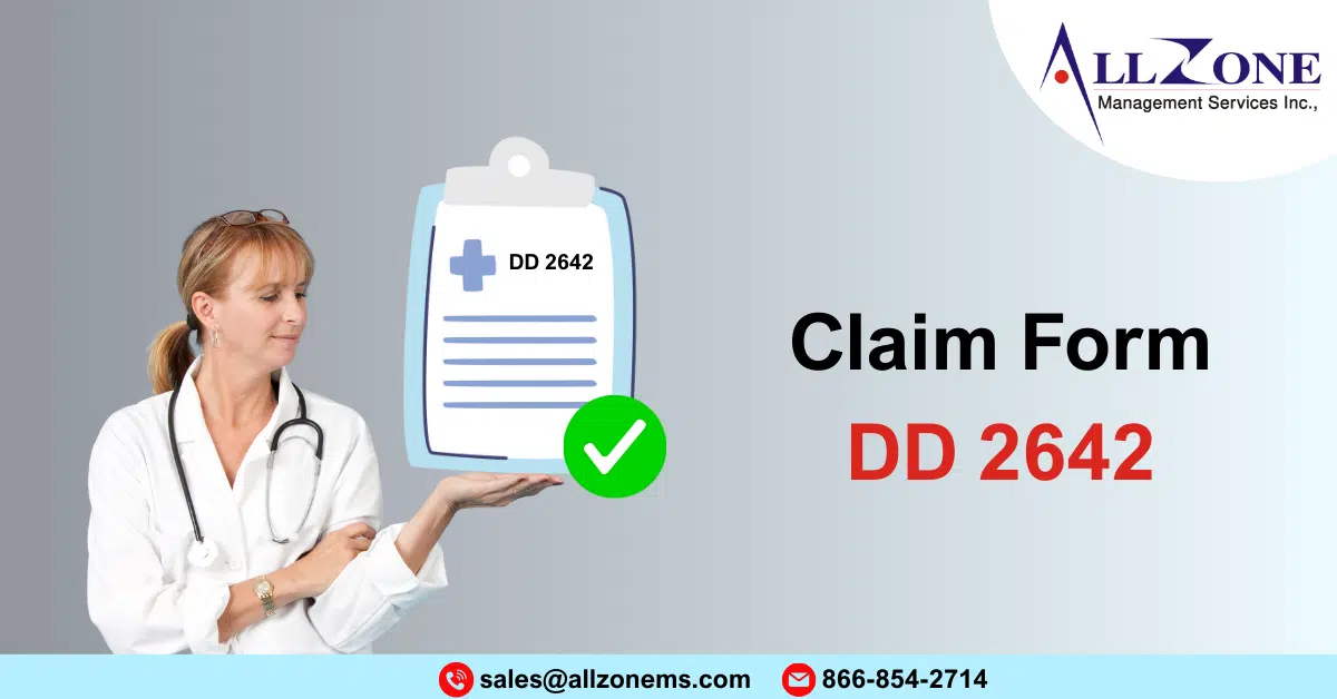 Claim form DD 2642