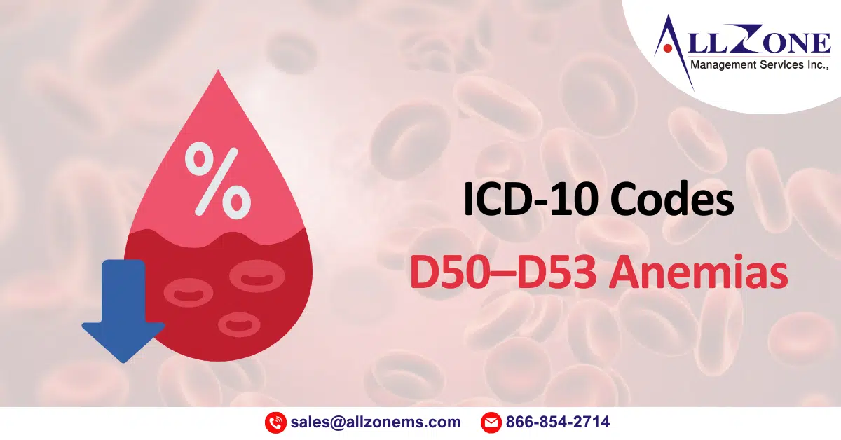 ICD-10 D50–D53 anemias
