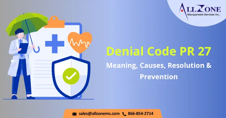 Denial Code PR 27- Allzone