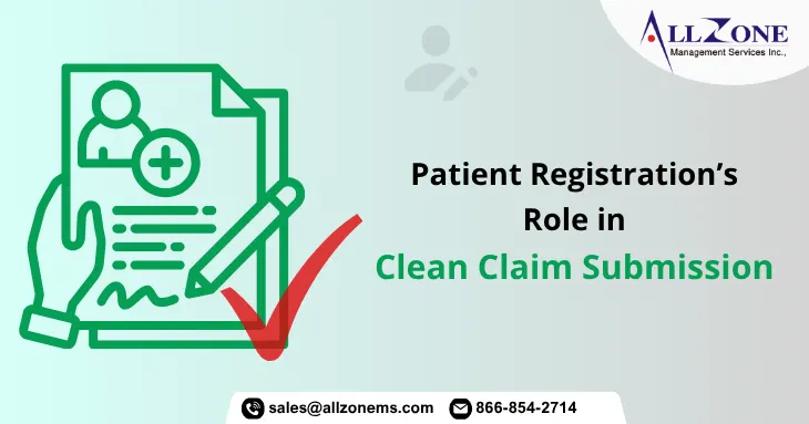 patient registration clean claim submission